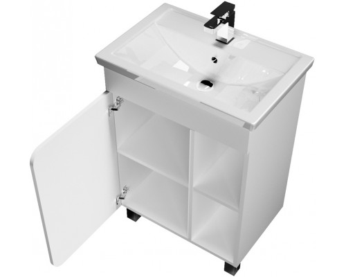 Тумба под раковину 1MarKa Nuvo 70 У76056 Белая глянцевая
