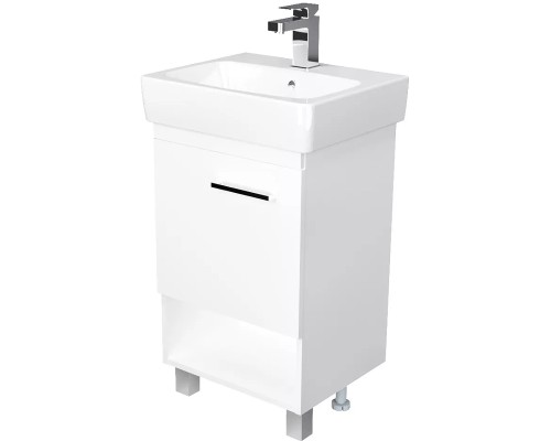 Тумба под раковину 1MarKa Tera 50 У76057 Белая глянцевая
