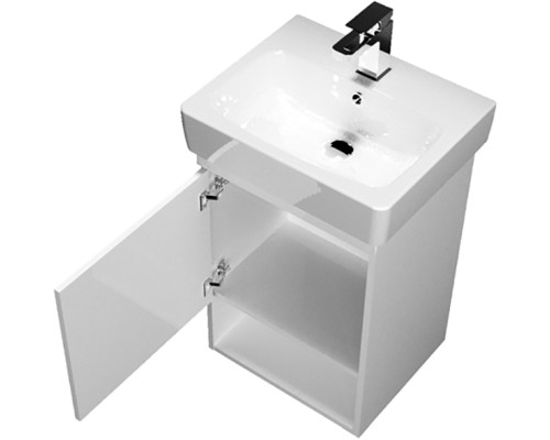 Тумба под раковину 1MarKa Tera 50 У76057 Белая глянцевая