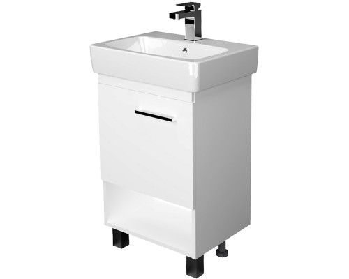 Тумба под раковину 1MarKa Tera 55 У76059 Белая глянцевая