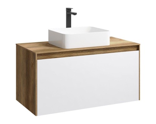 Корпус тумбы под раковину Aqwella 5 Stars Mobi 100 MOB0110DB подвесной Дуб балтийский