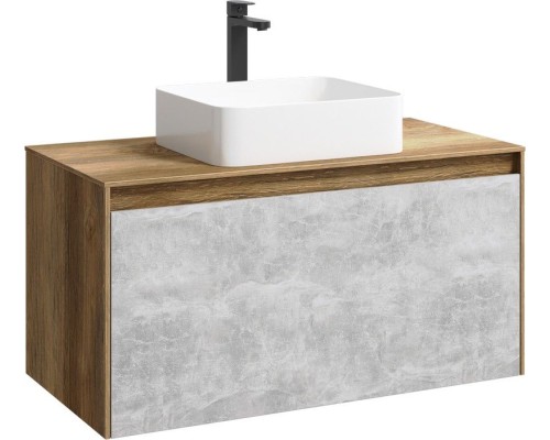 Корпус тумбы под раковину Aqwella 5 Stars Mobi 100 MOB0110DB подвесной Дуб балтийский