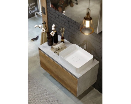 Корпус тумбы под раковину Aqwella 5 Stars Mobi 100 MOB0110W подвесной Белый