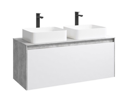 Корпус тумбы под раковину Aqwella 5 Stars Mobi 120 MOB0112BS подвесной Бетон светлый