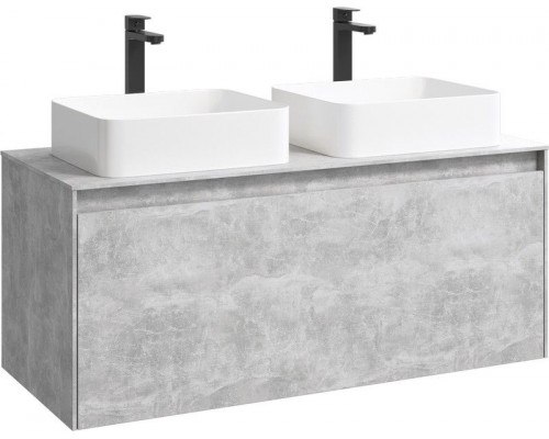 Корпус тумбы под раковину Aqwella 5 Stars Mobi 120 MOB0112BS подвесной Бетон светлый