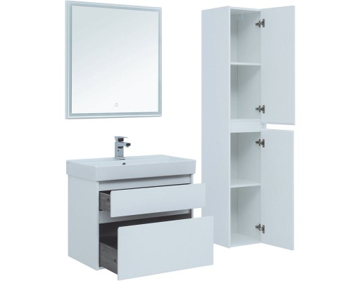 Тумба под раковину Aquanet Nova Lite 75 242272 подвесная Белая