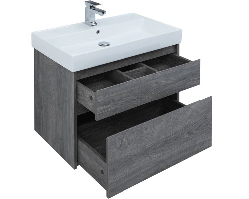 Тумба под раковину Aquanet Nova Lite 75 242273 подвесная Дуб рошелье