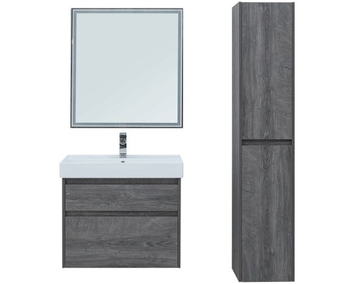 Тумба под раковину Aquanet Nova Lite 75 242273 подвесная Дуб рошелье