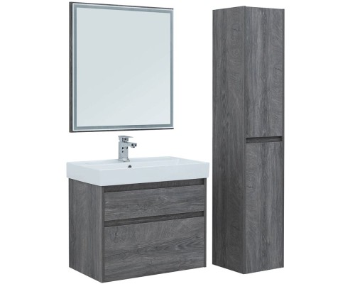 Тумба под раковину Aquanet Nova Lite 75 242273 подвесная Дуб рошелье