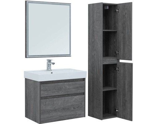 Тумба под раковину Aquanet Nova Lite 75 242273 подвесная Дуб рошелье