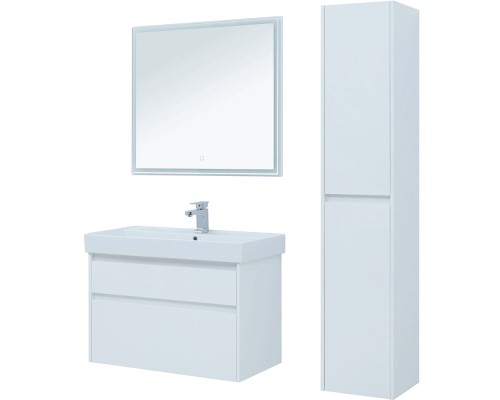 Тумба под раковину Aquanet Nova Lite 90 242268 подвесная Белая