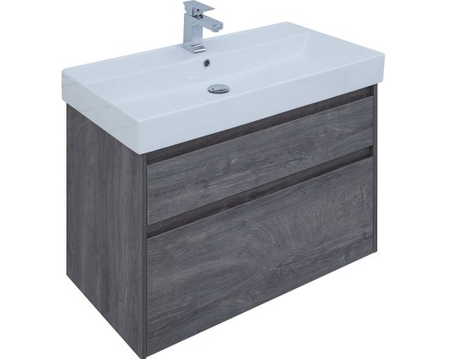 Тумба под раковину Aquanet Nova Lite 90 242267 подвесная Дуб рошелье