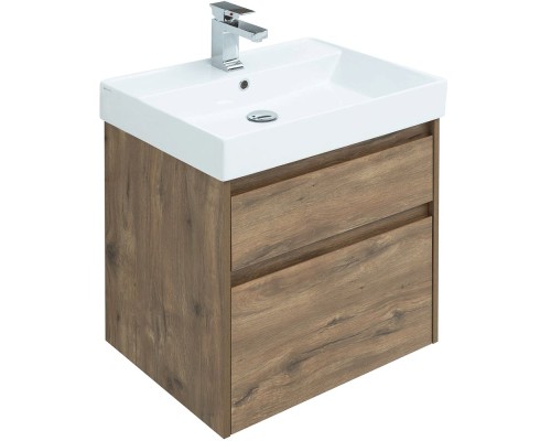 Тумба под раковину Aquanet Nova Lite 60 249512 подвесная Дуб рустикальный