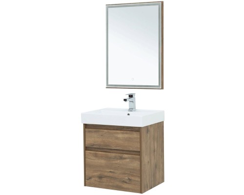 Тумба под раковину Aquanet Nova Lite 60 249512 подвесная Дуб рустикальный