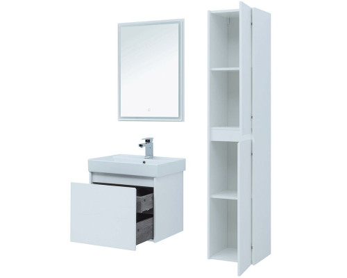 Тумба под раковину Aquanet Nova Lite 60 242574 подвесная Белая