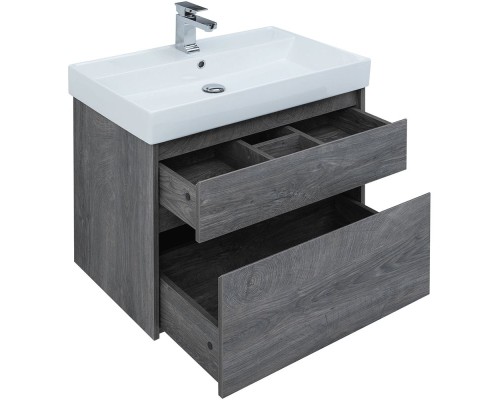 Тумба под раковину Aquanet Nova Lite 60 242577 подвесная Дуб рошелье