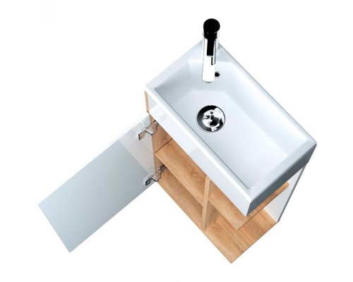 Тумба с раковиной 1MarKa Laura 40Н L У85930 Дуб сонома Белый