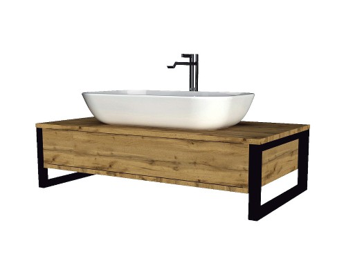 Тумба под раковину 1MarKa Grunge Loft 100П У85844 подвесная Дуб вотан