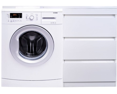 Тумба под раковину Style Line Даллас 120 Люкс Plus СС-00002272 3 ящика Белая