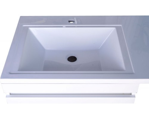 Тумба под раковину Style Line Даллас 120 Люкс Plus СС-00002272 3 ящика Белая