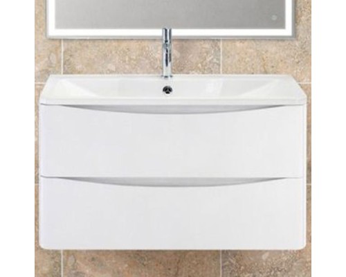 Тумба под раковину BelBagno ACQUA-900-2C-SO-BL подвесная Bianco Lucido