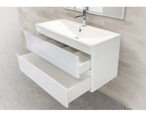 Тумба под раковину BelBagno ACQUA-900-2C-SO-BL подвесная Bianco Lucido