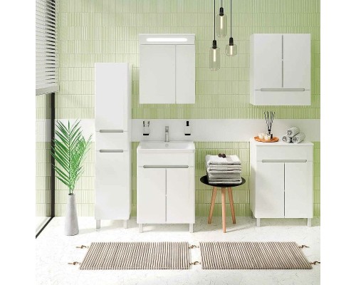 Тумба под раковину Runo Парма 60 00-00001038 Белая