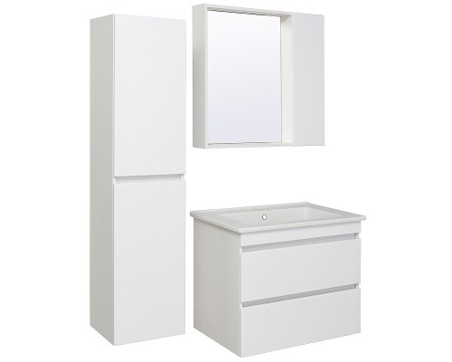 Тумба под раковину Runo Манхэттен 75 00-00001047 Белая