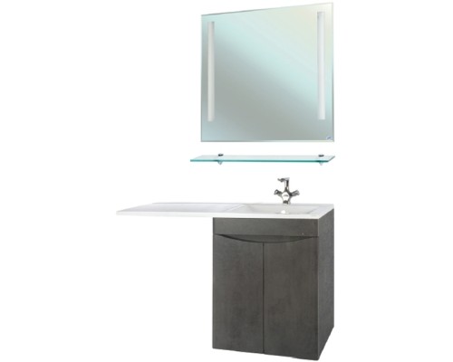 Тумба под раковину Bellezza Олиссия 120 4639419240422 Серая