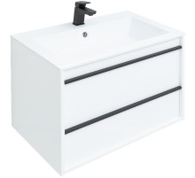 Тумба под раковину Aquanet Lino 70 253902 подвесная Белая матовая