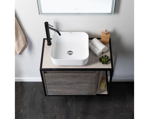 Тумба под раковину Aquanet Nova Lite Loft 75L 261654 подвесная Дуб рошелье