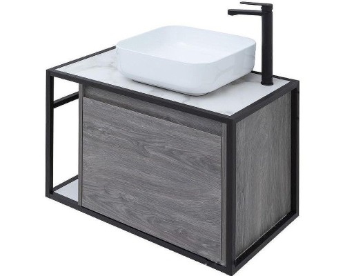 Тумба под раковину Aquanet Nova Lite Loft 75R 261653 подвесная Дуб рошелье