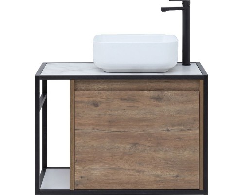 Тумба под раковину Aquanet Nova Lite Loft 75R 261657 подвесная Дуб рустикальный