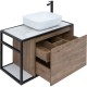 Тумба под раковину Aquanet Nova Lite Loft 75R 261657 подвесная Дуб рустикальный