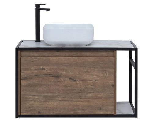 Тумба под раковину Aquanet Nova Lite Loft 90L 261660 подвесная Дуб рустикальный