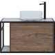 Тумба под раковину Aquanet Nova Lite Loft 90R 261659 подвесная Дуб рустикальный