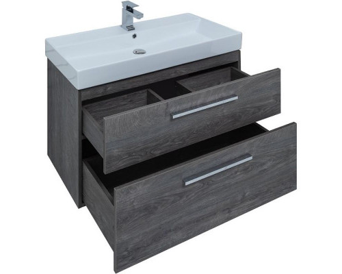 Тумба под раковину Aquanet Nova 90 242277 подвесная Дуб рошелье