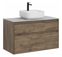 Тумба под раковину Aquanet Nova Lite 100 249521 подвесная Дуб рустикальный