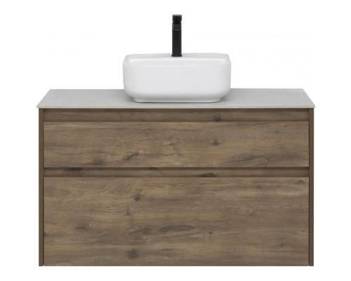 Тумба под раковину Aquanet Nova Lite 100 249521 подвесная Дуб рустикальный