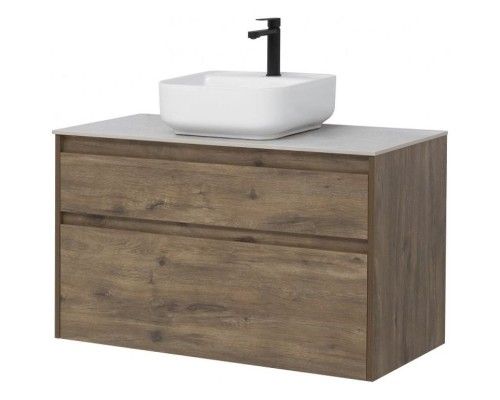 Тумба под раковину Aquanet Nova Lite 100 249521 подвесная Дуб рустикальный