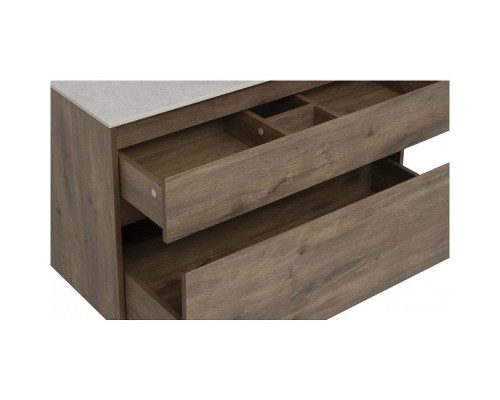 Тумба под раковину Aquanet Nova Lite 100 249521 подвесная Дуб рустикальный