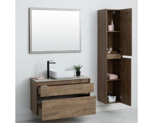 Тумба под раковину Aquanet Nova Lite 100 249521 подвесная Дуб рустикальный