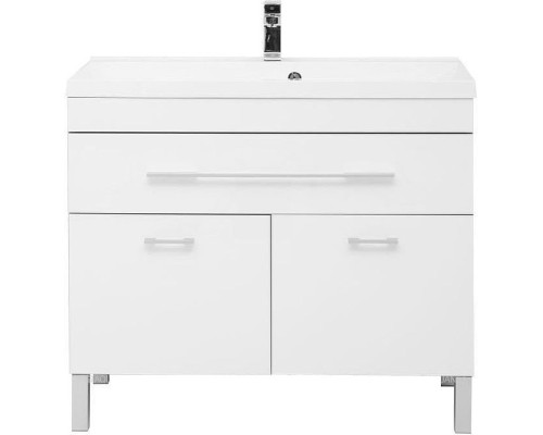 Тумба с раковиной Aquanet Верона 100 213034 Белая