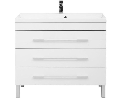 Тумба с раковиной Aquanet Верона 100 212871 Белая