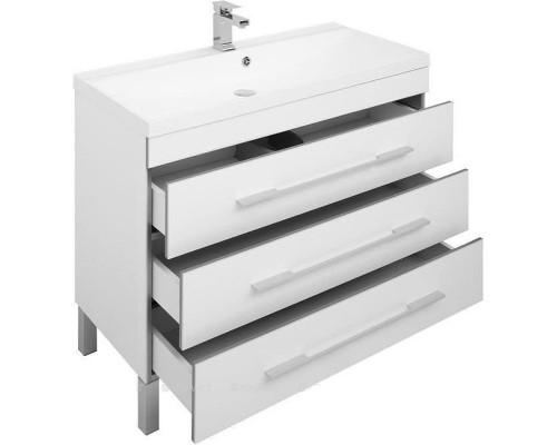 Тумба с раковиной Aquanet Верона 100 212871 Белая