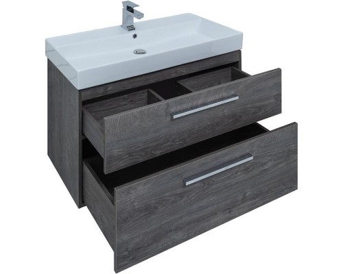 Тумба под раковину Aquanet Nova 85 249921 подвесная Дуб рошелье