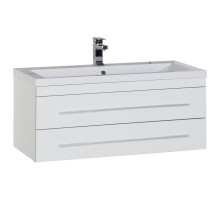 Тумба с раковиной Aquanet Верона 100 212864 подвесная Белая