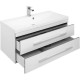 Тумба с раковиной Aquanet Верона 100 212864 подвесная Белая