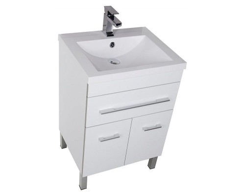 Тумба с раковиной Aquanet Верона 58 213028 Белая
