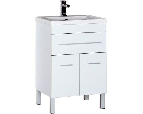 Тумба с раковиной Aquanet Верона 58 213028 Белая